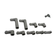 Fenstergitter-Clips aus grauem Kunststoff (whlen Sie Ihre Gre!/Gre luft bndig bis zu 13/16 versetzt), neu oder als Ersatz (10er-Packung mit a