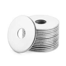 Bates- Podloky blatnku z nerezov oceli #10 x 3/4"""" 100 ks Ploch podloky z nerezov oceli Velk podloky Velk podloky 3/4 podloky Ploch podlo