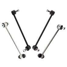 TRQ Stabilisator-Verbindungssatz vorne und hinten, kompatibel mit Mercedes-Benz 1017
