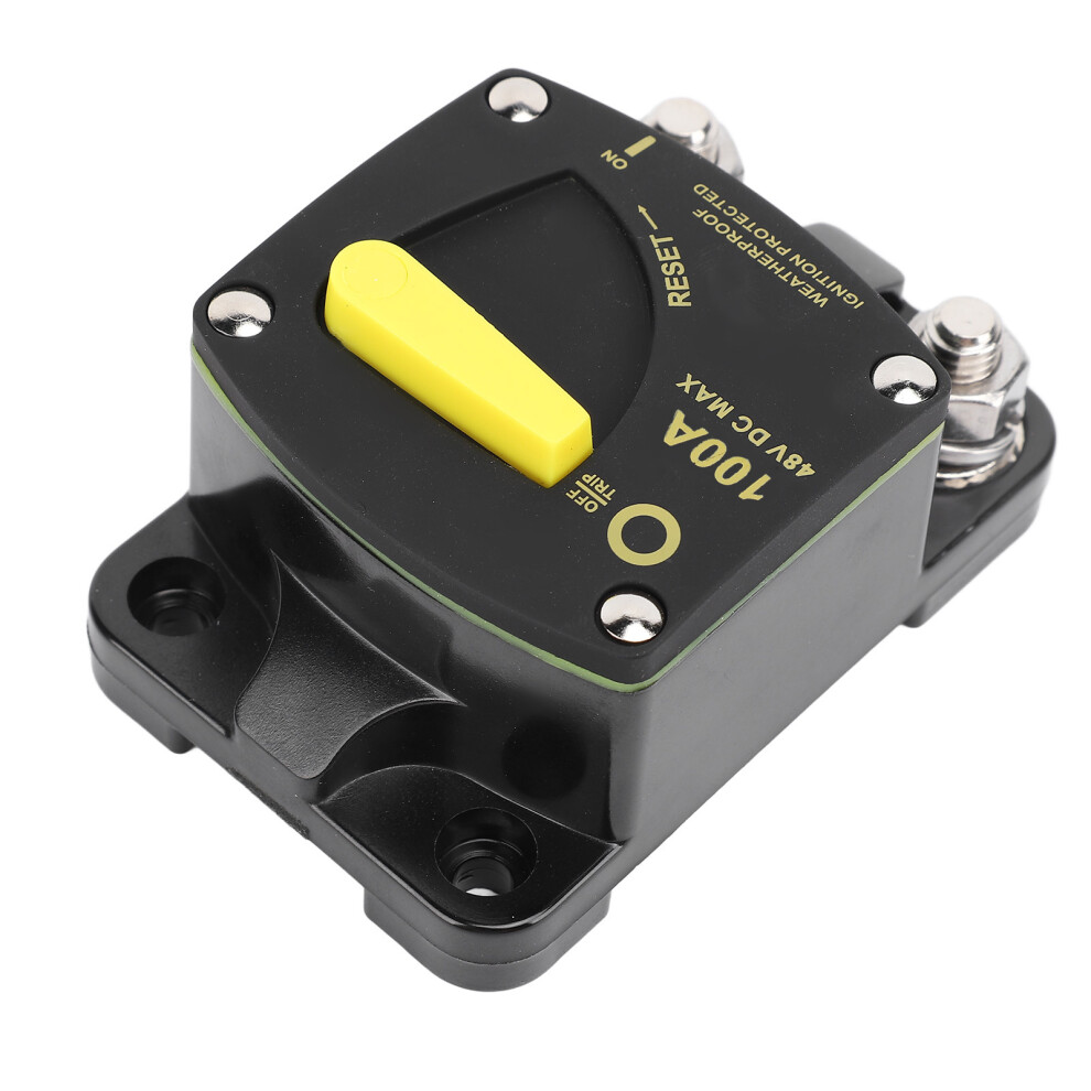 12V-48V 100A Auto Reset Circuit Breaker For Marine, Rv, Solar Systems 9331346650989