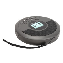 Rechargeable USB BT Portable CD Player with Dual Speakers for Car