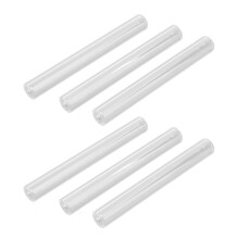 6 pezzi di tubo in vetro borosilicato trasparente, diametro interno 8 mm, diametro esterno 12 mm