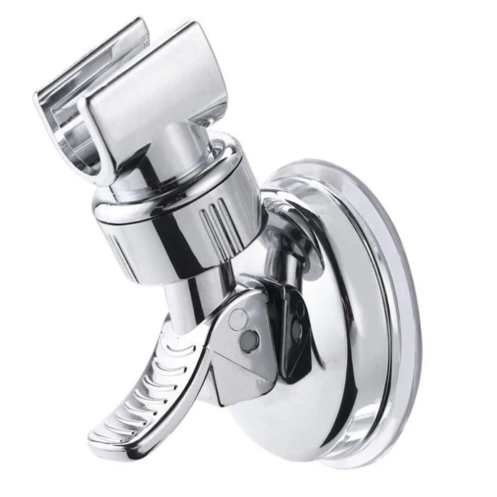 Shower Head Holder Adjustable Copper Bracket For Handheld Showerhead Chrome Plated 360 Degree Wall Mount 2Pcs 6447073459214