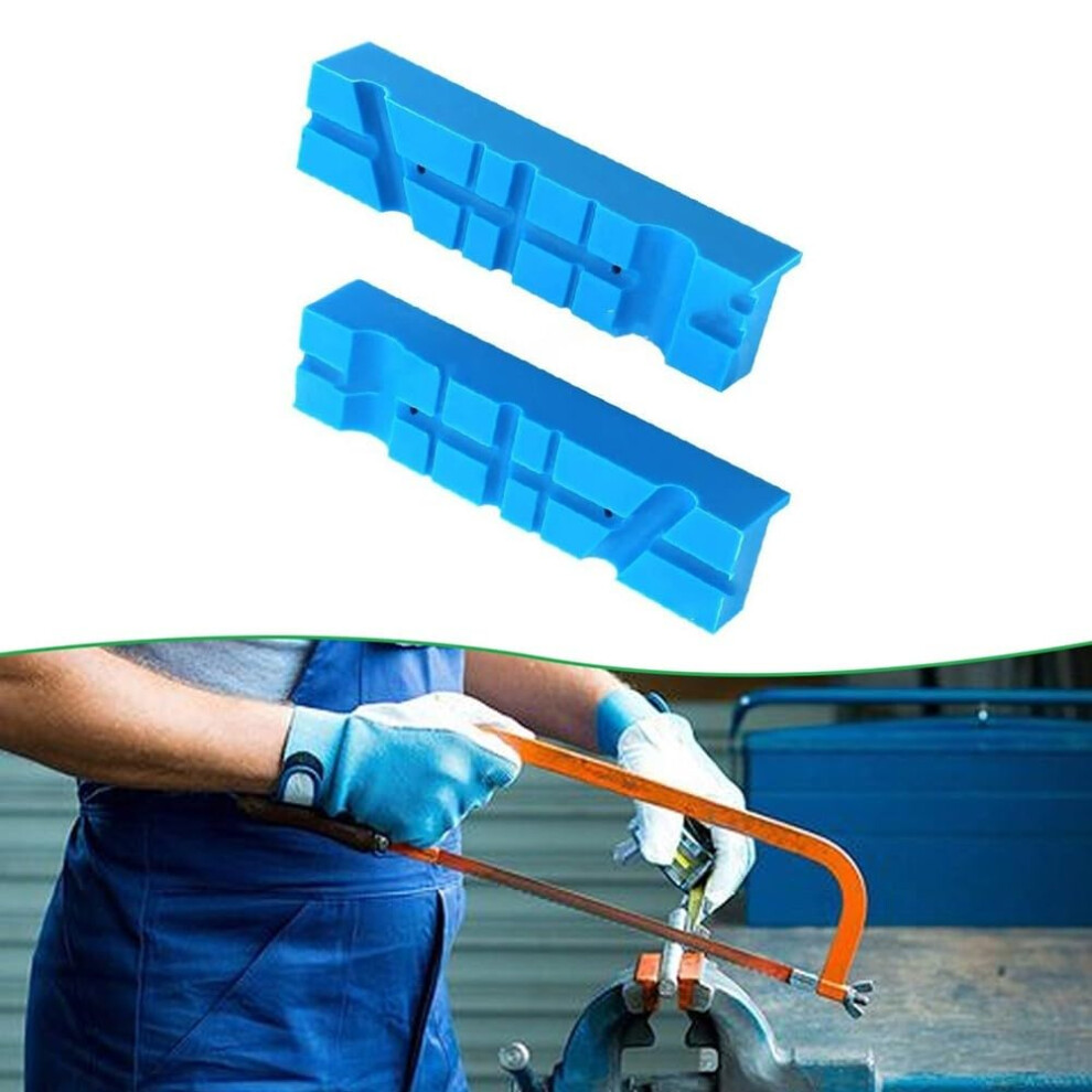 Magnetic Soft Pad Jaw Rubber Set Of 2 For 4 Inch Metal Vise, Firm Grip For Workpiece Protection, Compatible With Bench Tools 6447073459245