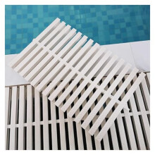 Removable Plastic Drain Grate 18cm Wide for Pools, Driveways, Decks & Showers - Prevents Clogs & Enhances Safety