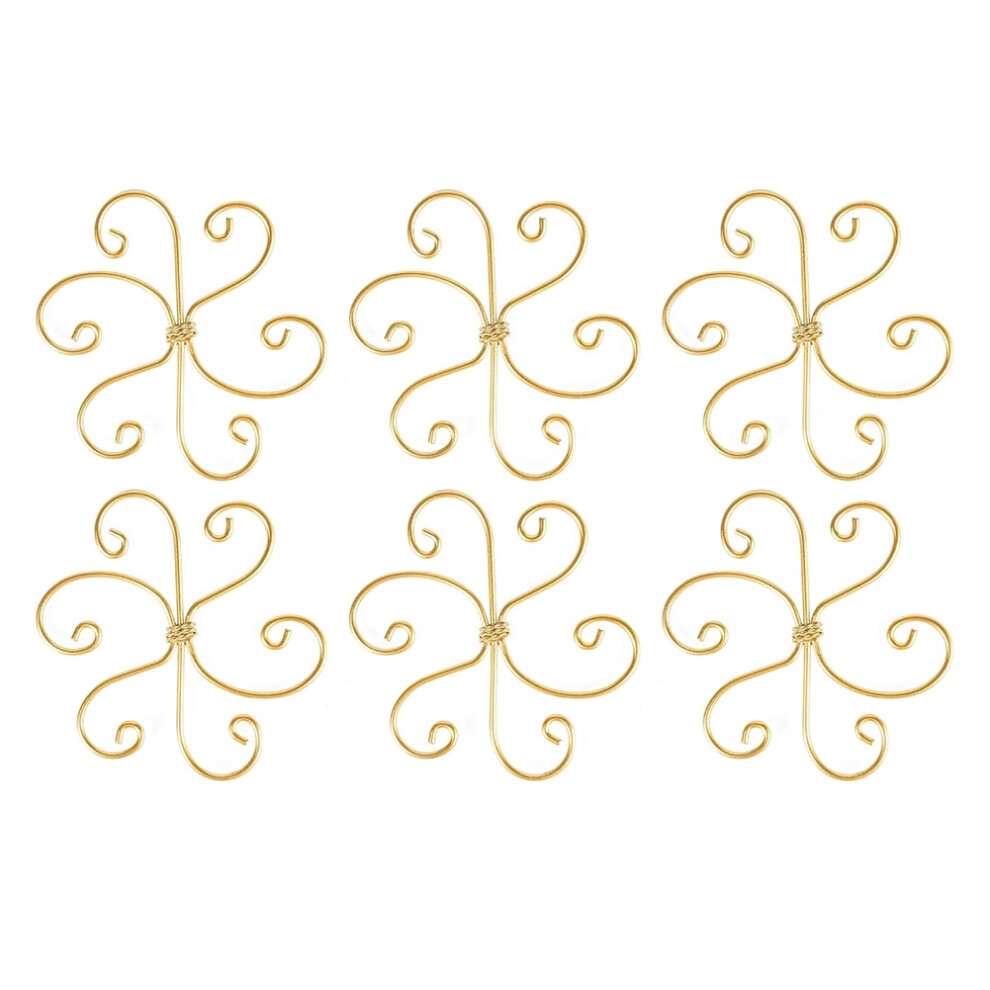 6Pcs Plant Stem Support, Metal Monstera Plant Support, 4711736605501