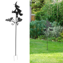Eisenhexe Wetterfahne 95,5 cm 360 Drehbar Hofdekoration