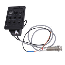 Preamplificatore per chitarra in ABS, alta sensibilità, accordatore