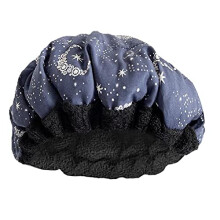 Deep Conditioning Heat Cap for All Hair Types, Microwavable Flaxseed Heat Cap, Adjustable Size, Natural Material