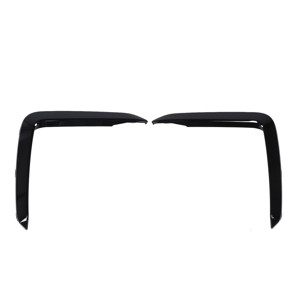 Gloss Front Bumper Fog Grille Trim Black/Light 8320539892559
