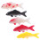 5pcs Mini Koi Fish Figurine Artificial Small Fish Pvc 11