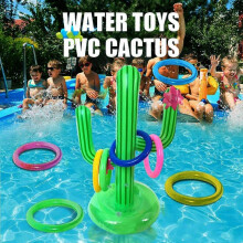 Simulation Cactuses with Ball Ring Throwing Game with Underwater Inflatable Toys for Children New