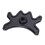 Plastic Billiard Pool Cue Bridge Head, Black, Durable Accessory 12