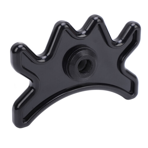 Plastic Billiard Pool Cue Bridge Head, Black, Durable Accessory