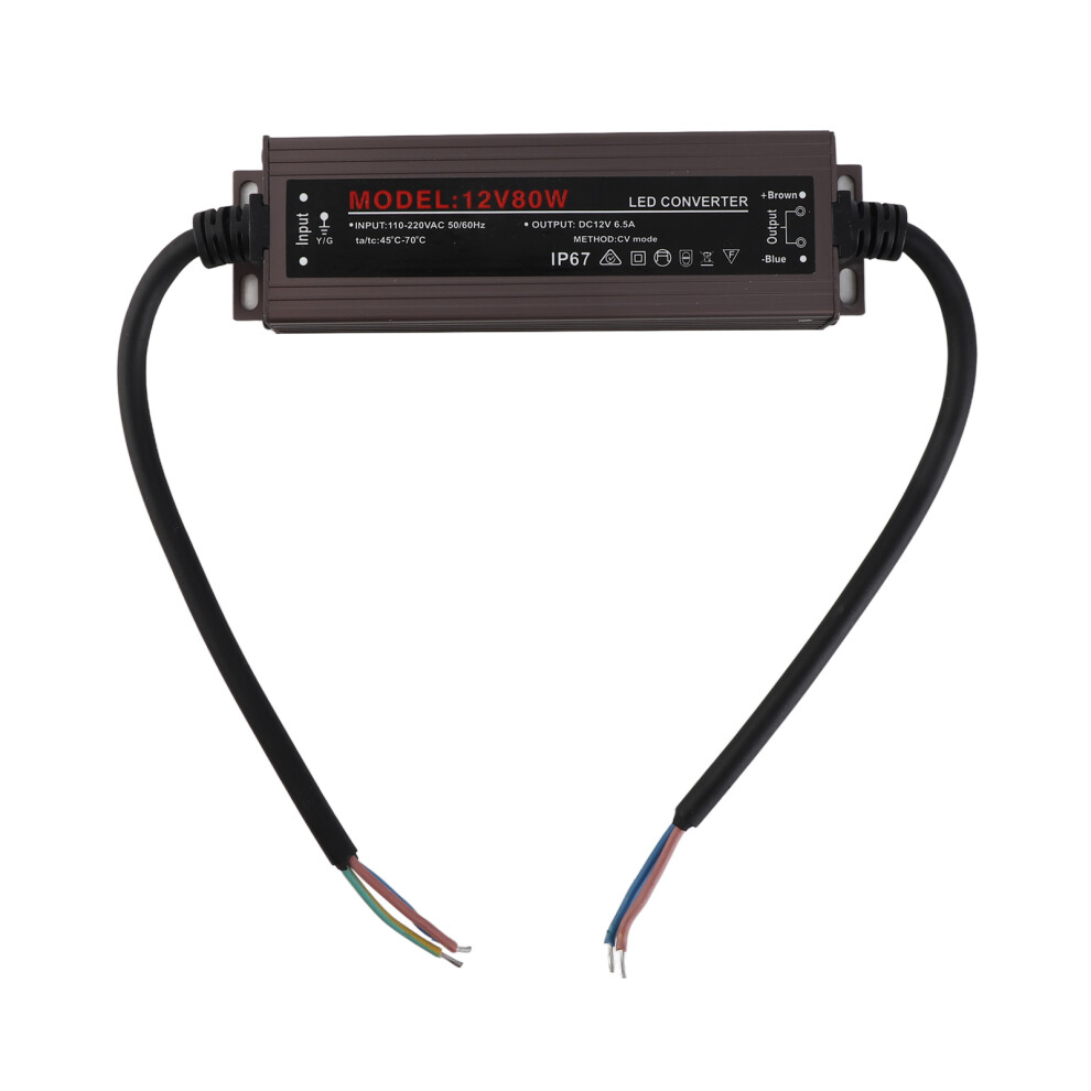 Wired 80W Ultrathin Water Resistant Switch LED