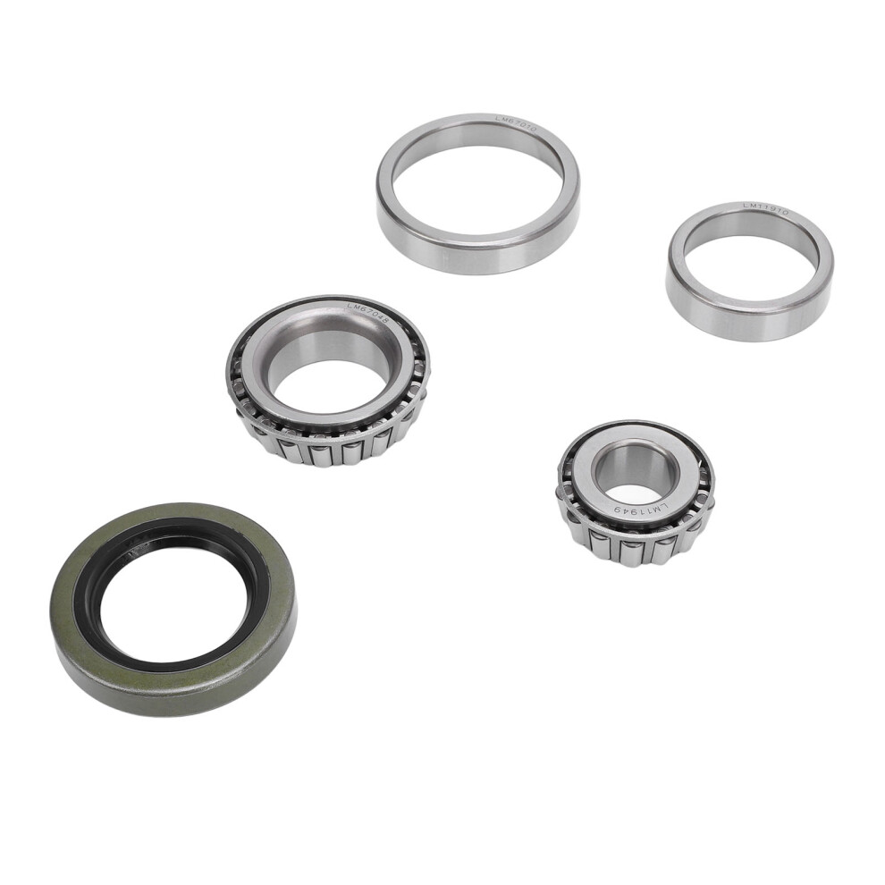 5Pcs Steel Alloy Trailer Wheel Bearing Kit With Oil Seal & Protector 7601346654129