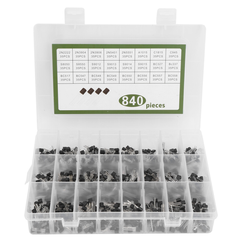 840Pcs Power Transistor Kit Triode Assortment Set