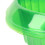 10 pezzi collari per lumache in PP verde trasparente 11