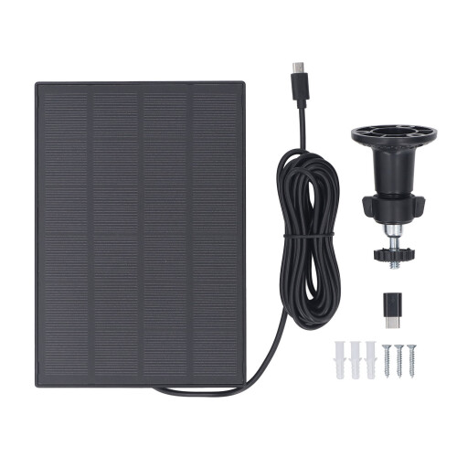 Versatile 5W 5V Solar Panel Weatherproof 3m Cable Multi-Device Use 1