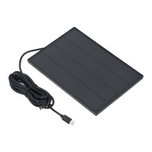 Versatile 5W 5V Solar Panel Weatherproof 3m Cable Multi-Device Use