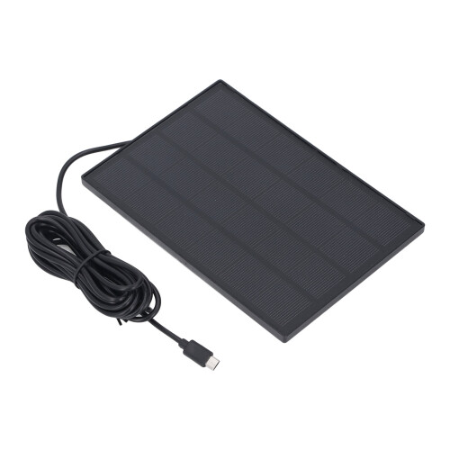 Versatile 5W 5V Solar Panel Weatherproof 3m Cable Multi-Device Use