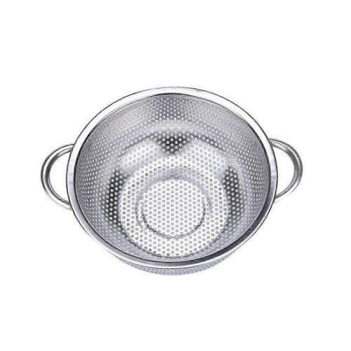 Stainless Steel Colanders with Handle,Colander Perforated Strainer for Kitchen Pasta/Vegetable/Rice 1