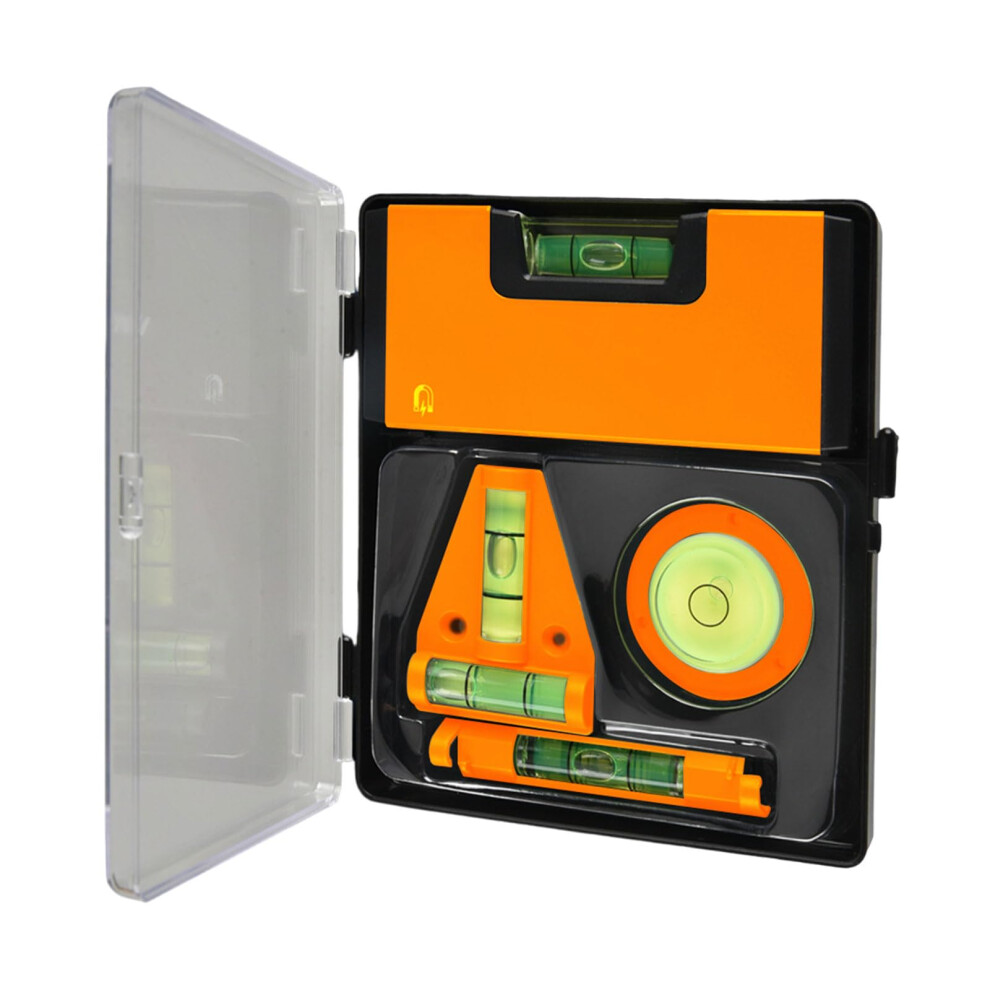 Magnet Pocket Levels With Horizontal And Vertical Bubble Levels, Durable Magnetic Leveler For Accurate Measurements 6447073460012