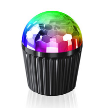 Kristall-Magielampe Bühnenlicht, 3W LED, 5,7 cm, Schwarz
