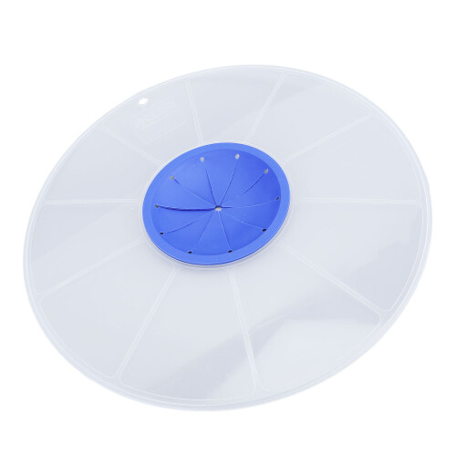 Mixer Splatter Guard 30cm PP Silicone Transparent 1