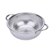 Stainless Steel Colanders with Handle,Colander Perforated Strainer for Kitchen Pasta/Vegetable/Rice