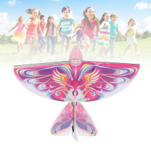 Pink Flying RC Bird Toy 2.4GHz, Flapping Wings, Indoor & Outdoor