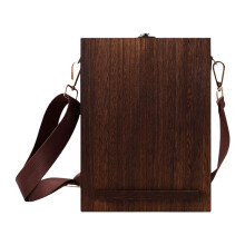 Writers Messenger Wood Box Artist Writing Box with Adjustable Easel and Art Tools for Outdoor Sketching