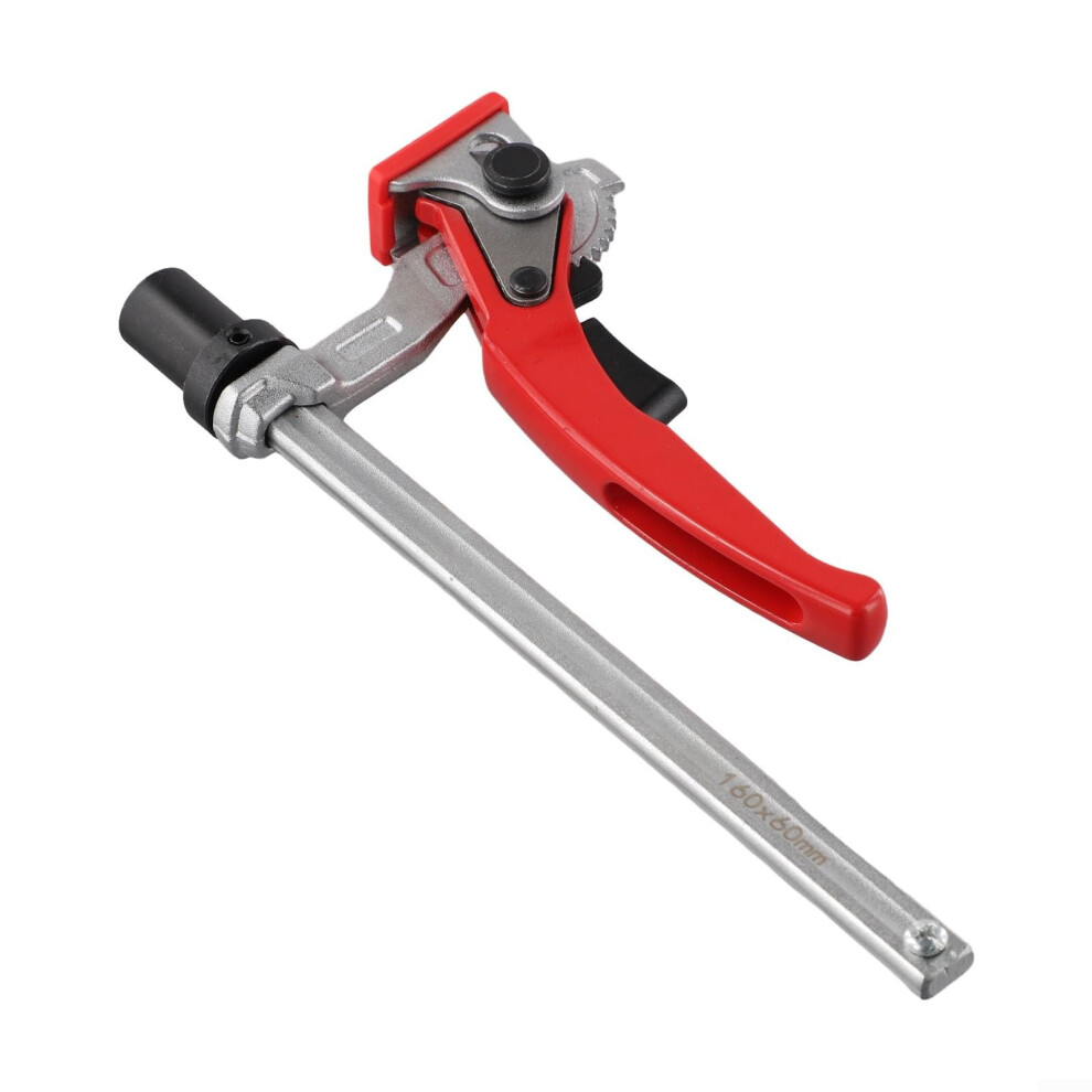 Woodworking Table Hole Clamp, 3/4In Bench Dog Clamp, Chrome Vanadium Steel, Quick Ratchet, 16Mm Compatibility 9016109665102