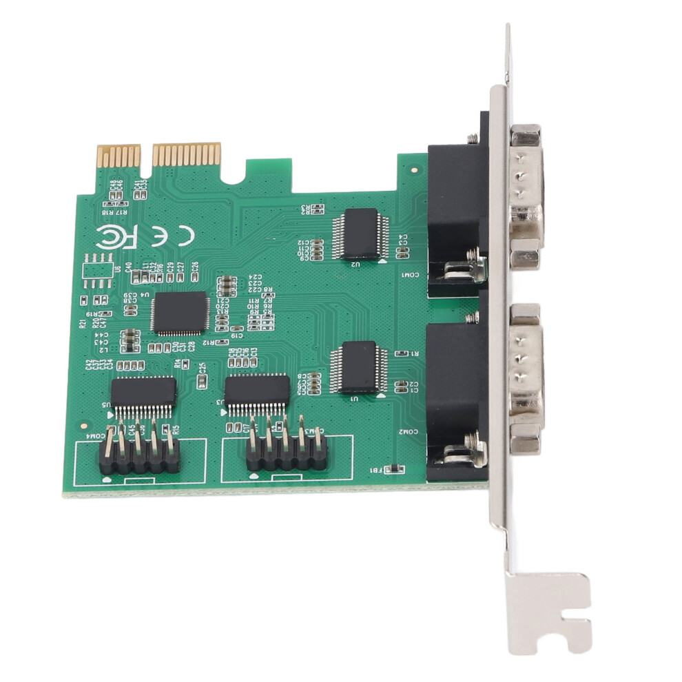 Pcie 1X To 4 Port R232 Serial Card For Ax99100, Db25 To 4X Db9 8491346656341