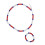 Baseball Necklace and Bracelet Set Glitter 6