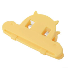 Food Safety Clips Set - 10 Yellow Sealing Clips for Storing Snacks, Food Preservation, and Freshness