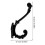 10Pcs Antique Wall Hook Heavy Duty Coat Hooks Wall Mounted Hooks Hanging Coat Hook 4
