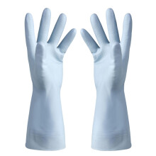 Rubber Cleaning Gloves, Reusable Medium Size Dishwashing Gloves, Non-Slip Comfortable Household Kitchen and Bath Gloves