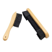 Wood Billiards Pool Table Cleaning Brush Set with Natural Wood Handle for Rail and Felt Maintenance