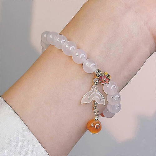 Rock Crystal Bracelet Round Beads Bracele 1