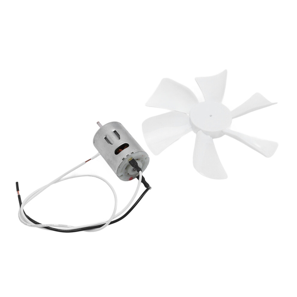 6In Rv Ventilation Fan Blade Set With 12V Alloy Steel & Abs Motor 8441346658708