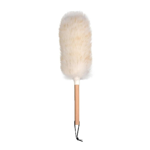 Soft Microfiber Duster Wand for Home and Car Cleaning - Premium Wool Dusting Tool, Medium Size, Durable Material
