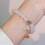 Rock Crystal Bracelet Round Beads Bracele 18
