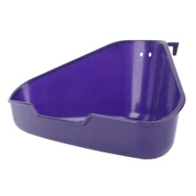 Blaues Wand-Hamster-Klo, Anti-Spritz Kunststoffbadewanne