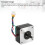 2-Phase 1A Stepper Motor 42x42x20mm for 3D Printer E Axis 4