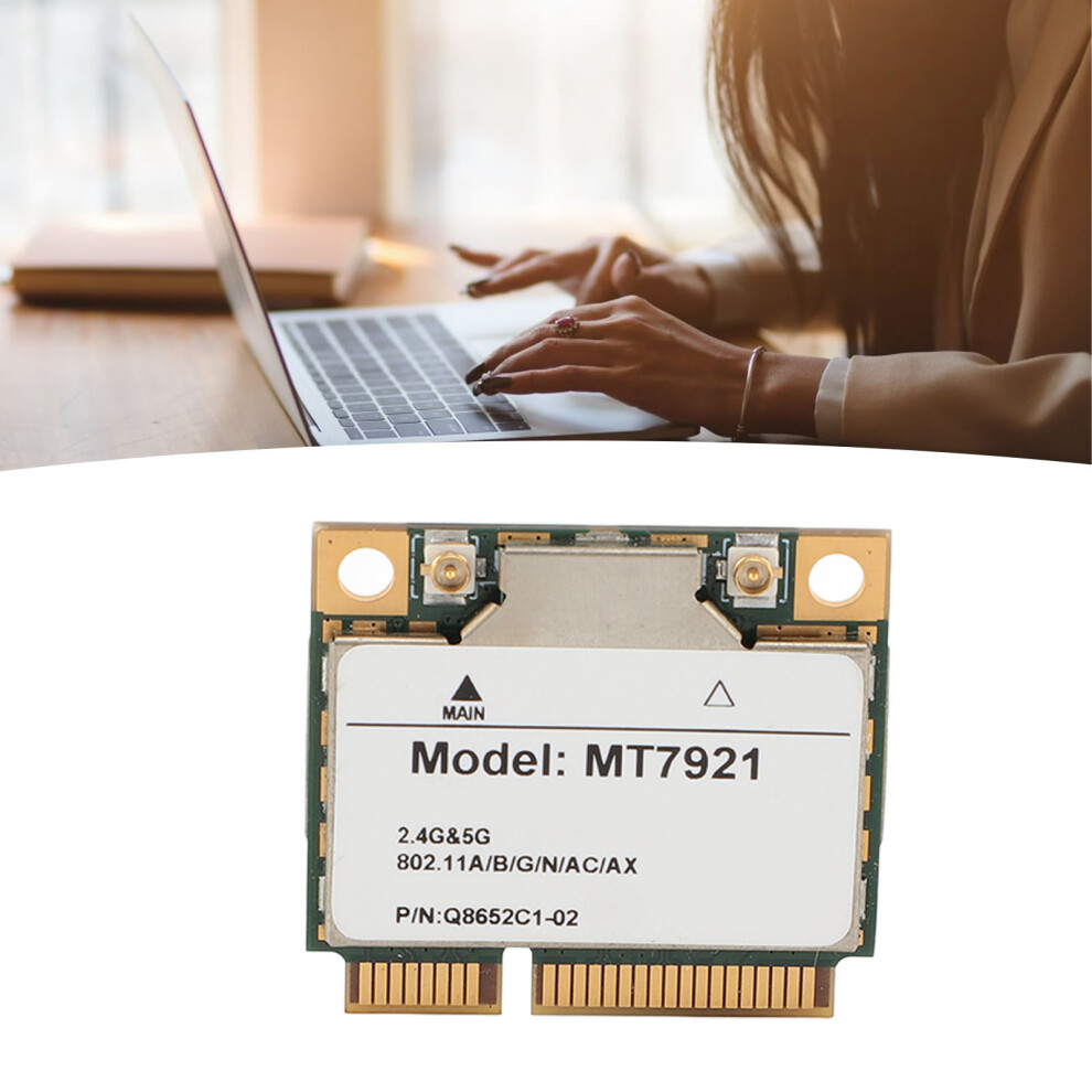Mini Pcie Wifi 6 Adapter 1200Mbps 5Ghz + Bt 5.2 For Win 10/11 8331346659372