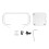 Aluminum Alloy 3D Printer Handle Set for Bambu Lab Mini Lightweight 3