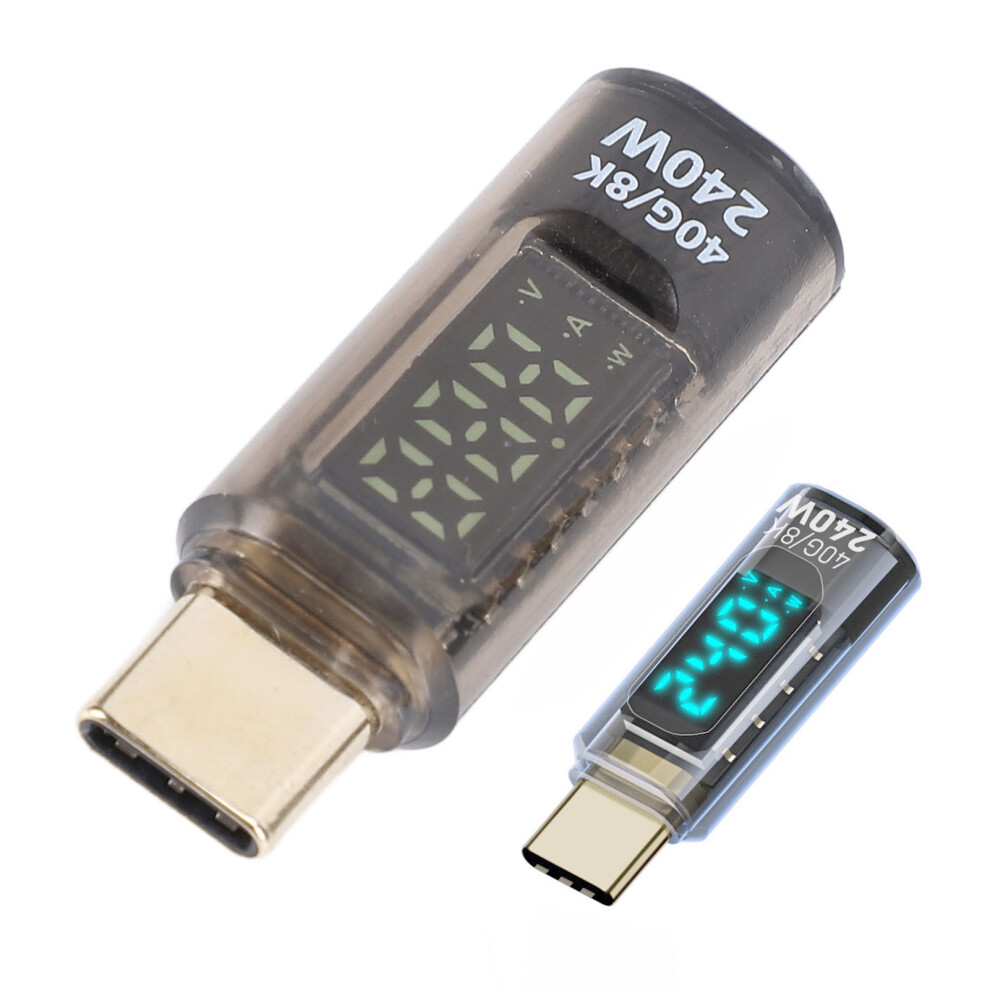 240W Fast Charging Usb C Adapter 8K 40Gbps With Digital Display 8291346659263