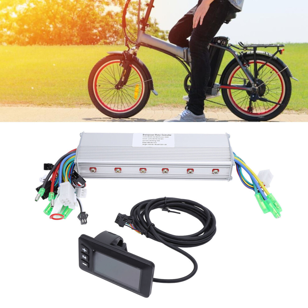 Dual Drive 350W 13A 24V-48V Electric Bike Controller Kit with G51 LCD-image-OPC-PKC8FH5-NEW