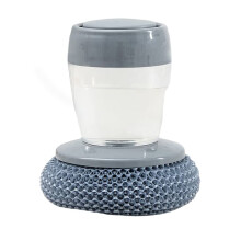 Cleaning Supplies Multifunctional Palm Brush with Soap Dispensing for Pots and Pans, Made of Durable PET Material